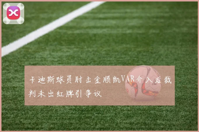 卡迪斯球员肘击金顺凯VAR介入后裁判未出红牌引争议